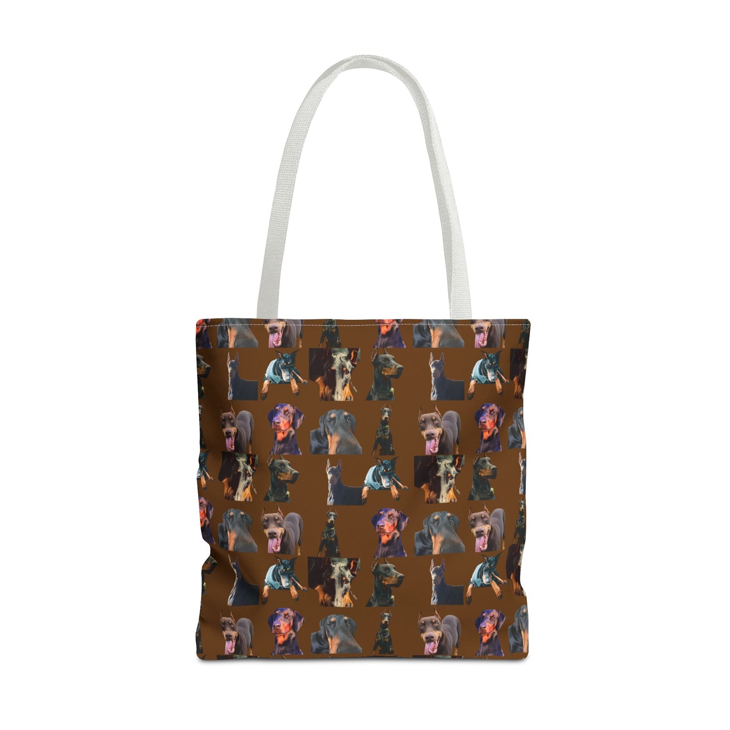 Edition 3 Doberman Model Pattern Brown Tote Bag