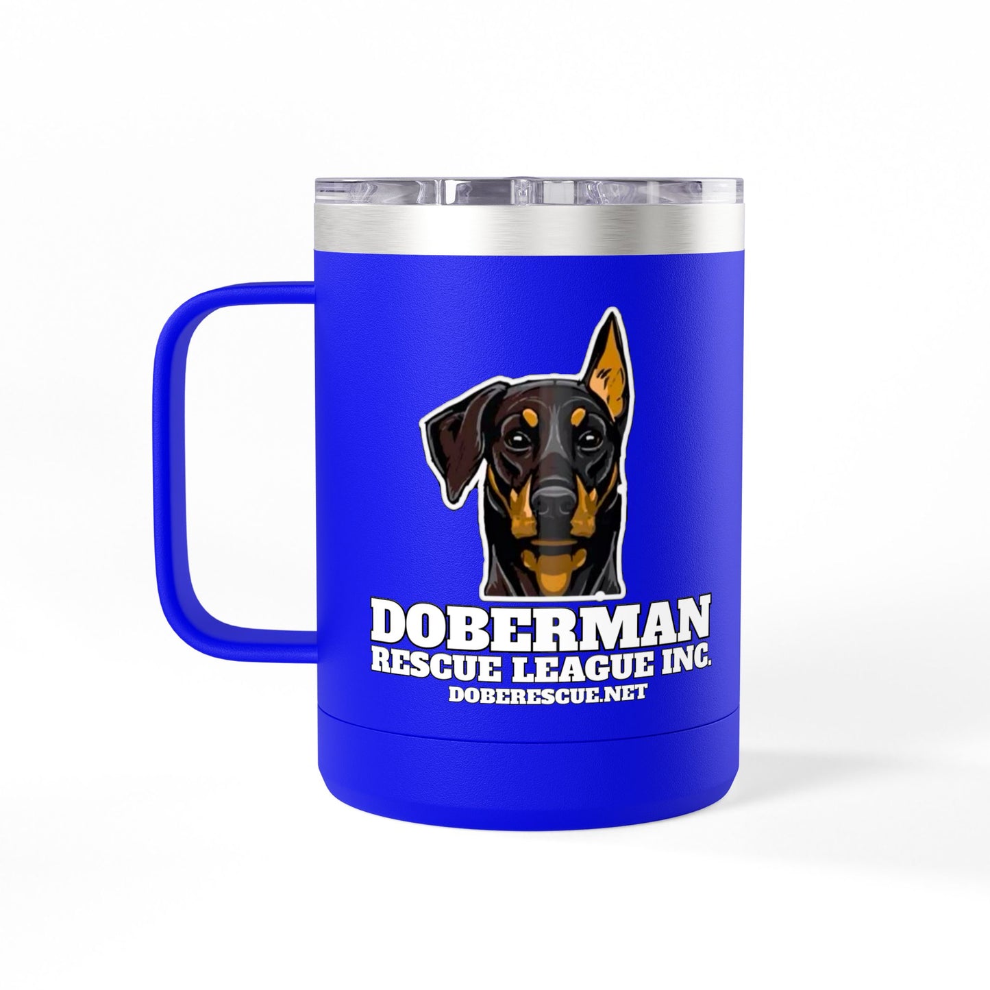 Doberman Rescue League 15oz Insulated Coffee Tumbler