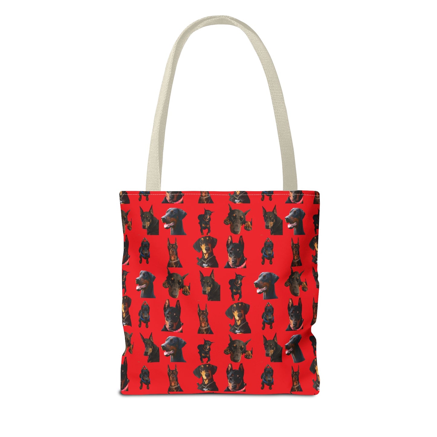 Edition 2 Doberman Model Pattern Red Tote Bag
