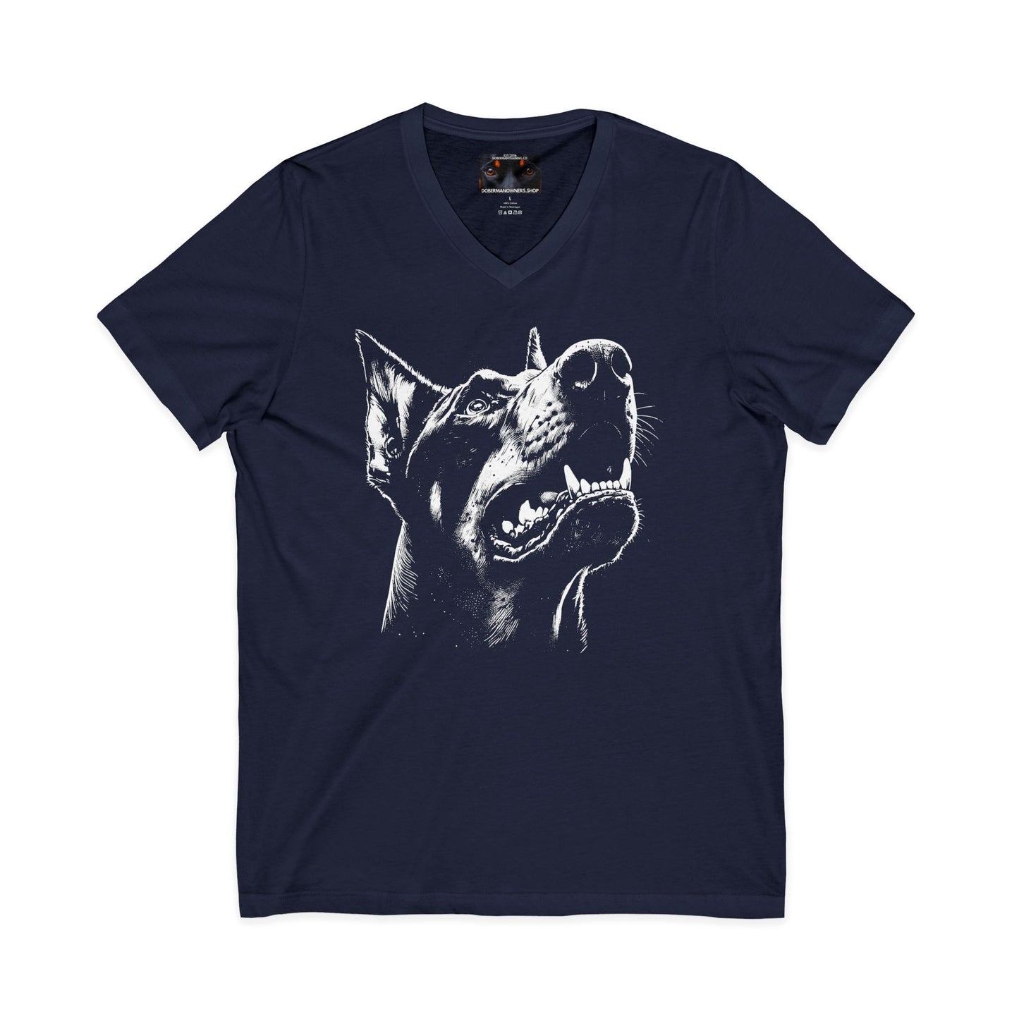 Protect 3 Private Label Unisex Jersey Short Sleeve V-Neck Tee