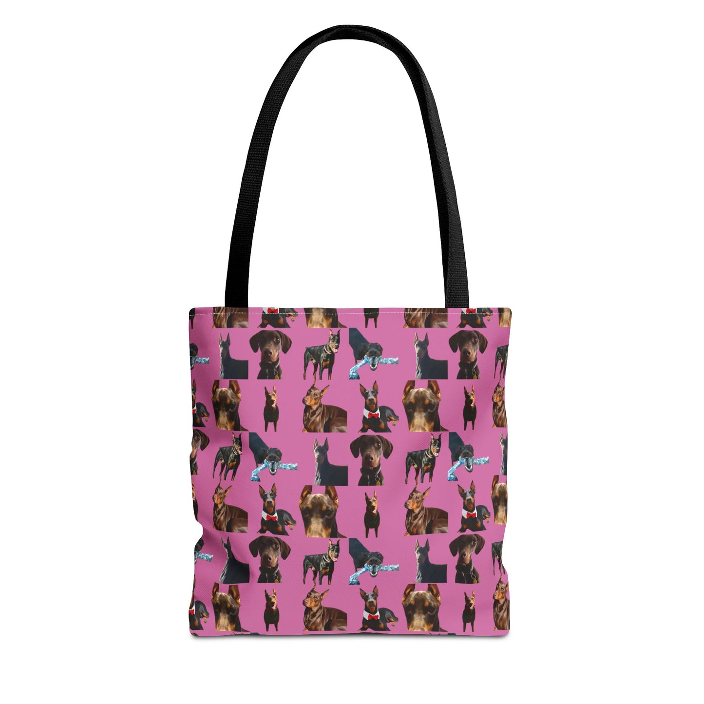 Edition 1 Doberman Model Pattern Pink Tote Bag