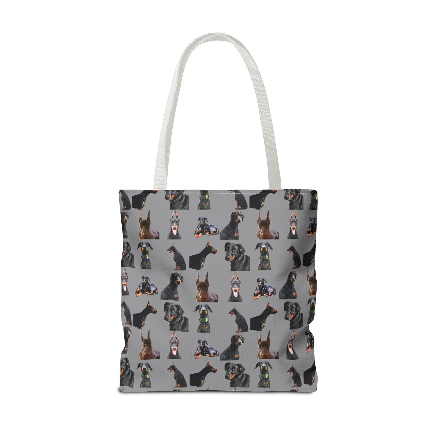 Edition 6 Doberman Model Pattern Gray Tote Bag