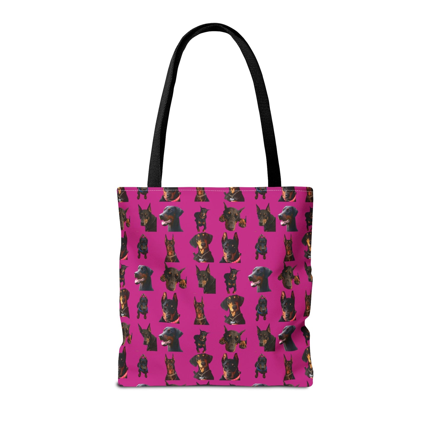 Edition 2 Doberman Model Pattern Miami Pink Tote Bag
