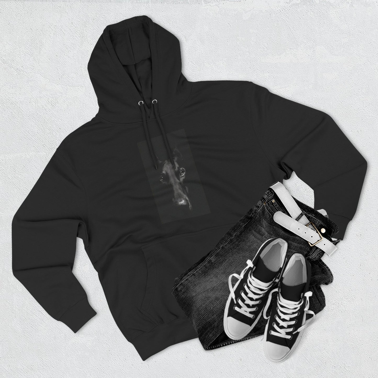 Eye see you Three-Panel Fleece Hoodie