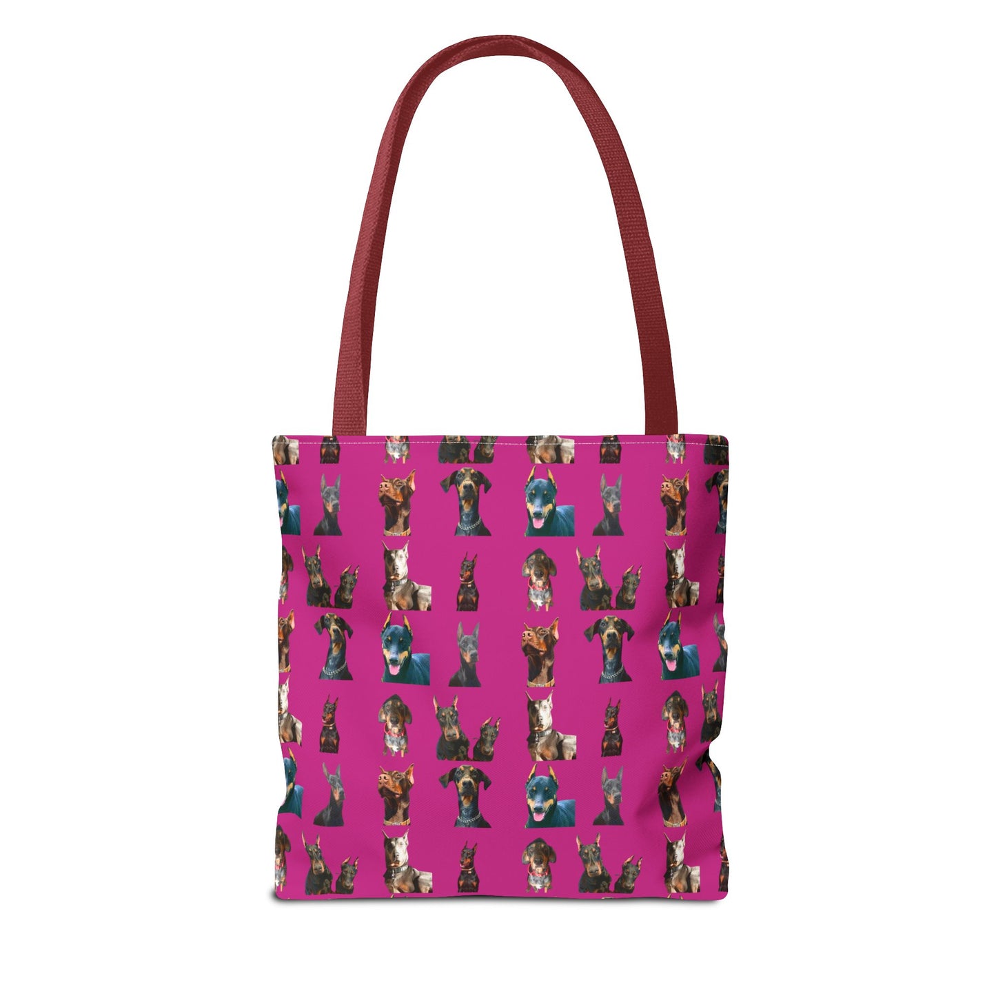 Edition 4 Doberman Model Pattern Pink Tote Bag