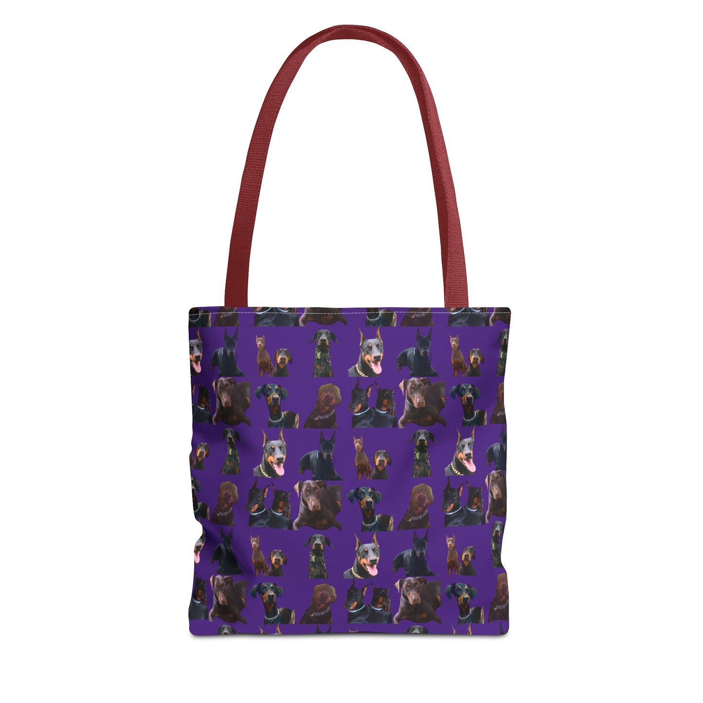 Edition 5 Doberman Model Pattern Purple Tote Bag