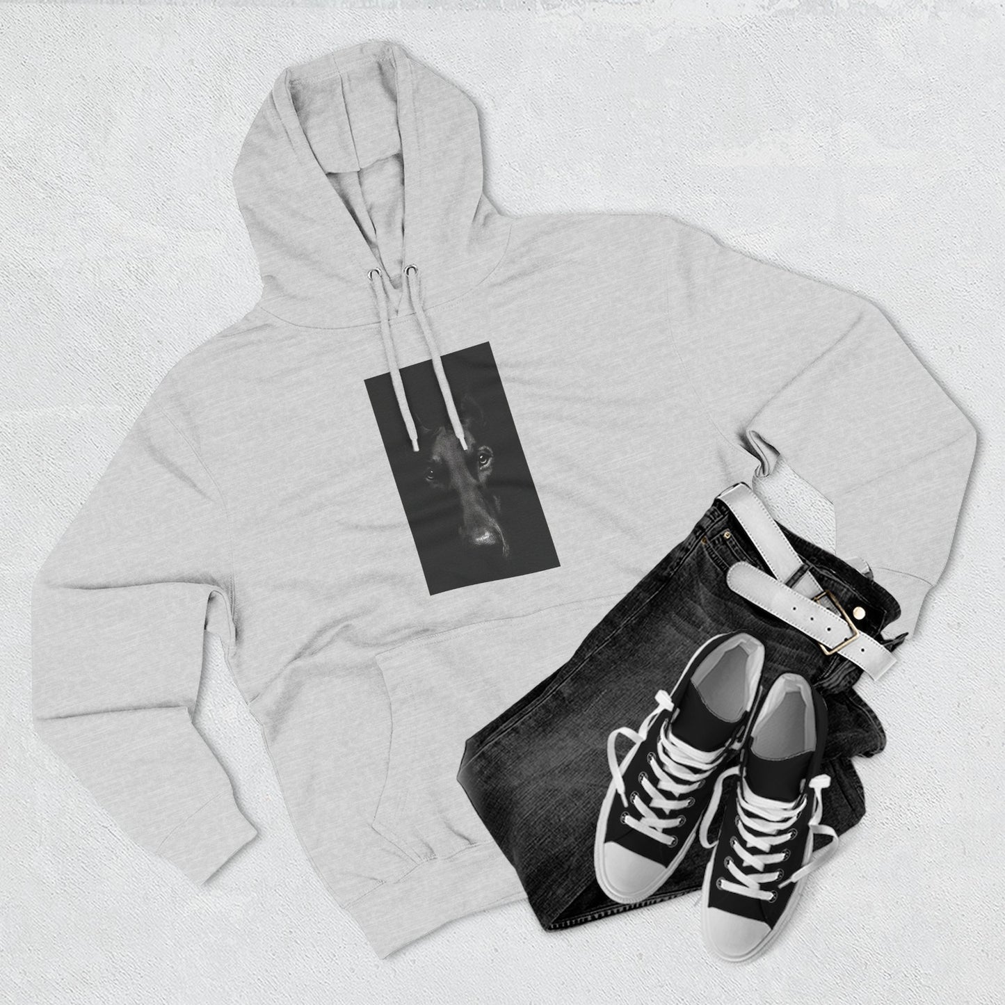 Eye see you Three-Panel Fleece Hoodie