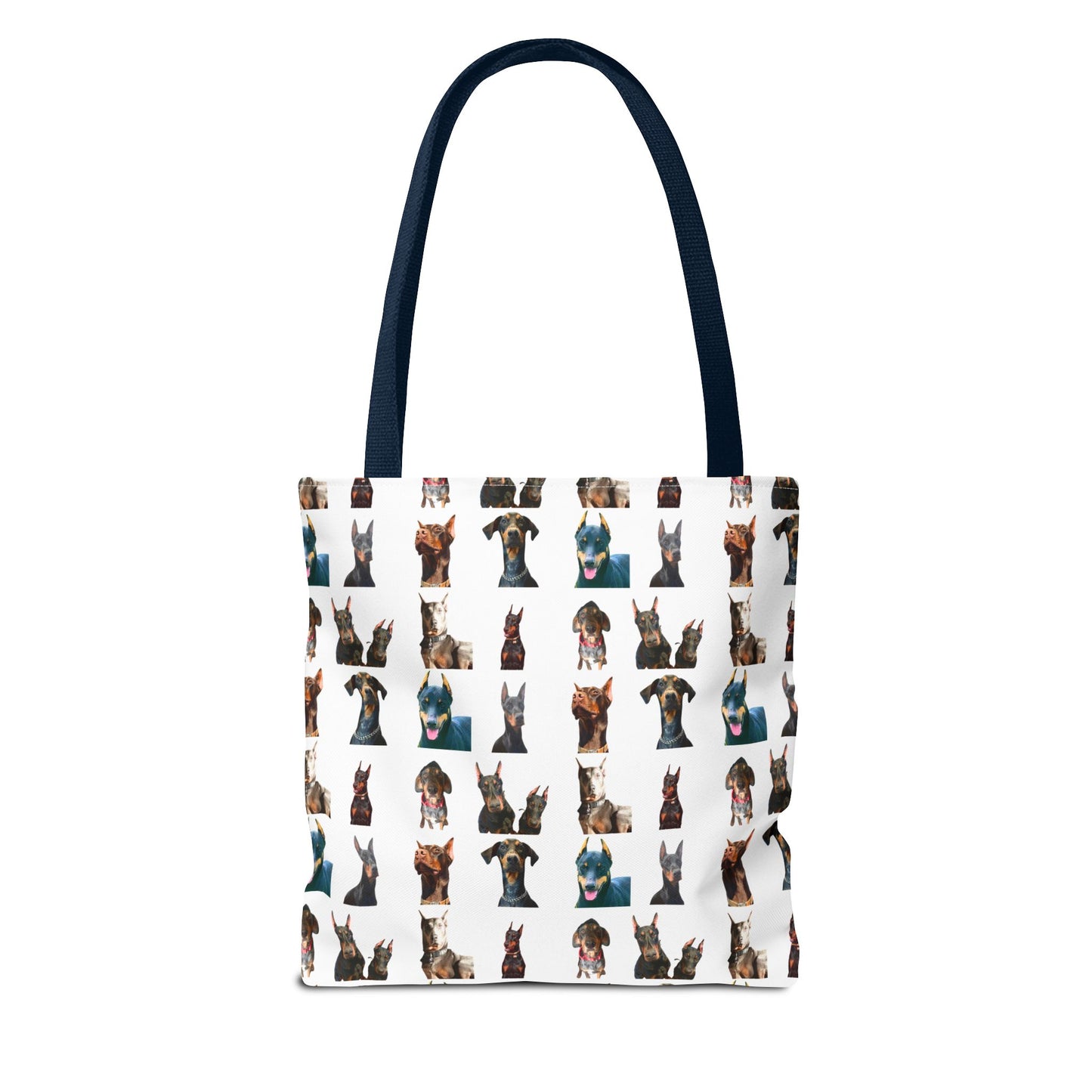 Edition 4 Doberman Model Pattern White Tote Bag