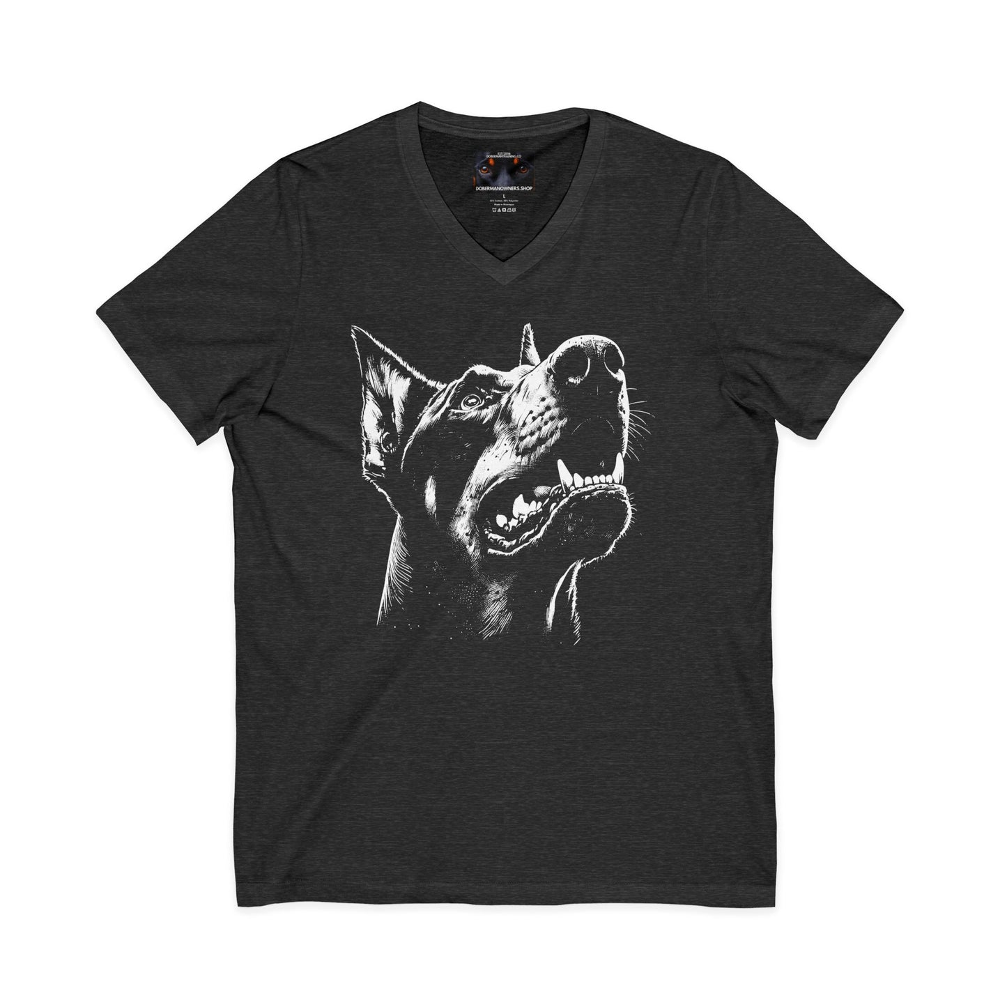 Protect 3 Private Label Unisex Jersey Short Sleeve V-Neck Tee
