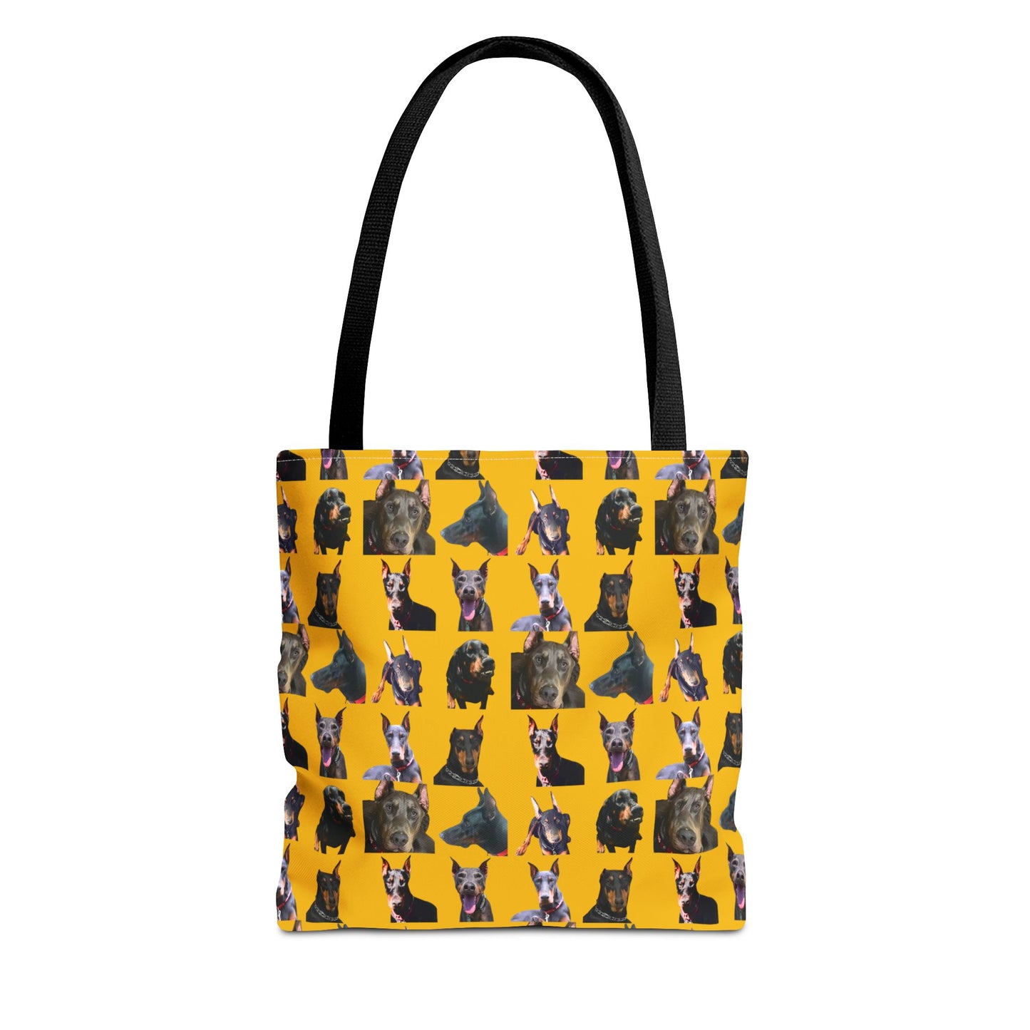 Edition 11 Doberman Model Pattern Yellow Tote Bag