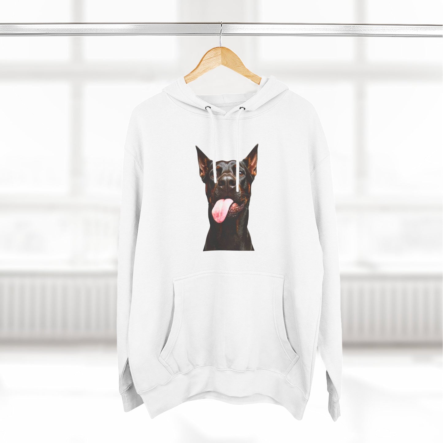 Tongue 1 Three-Panel Fleece Hoodie