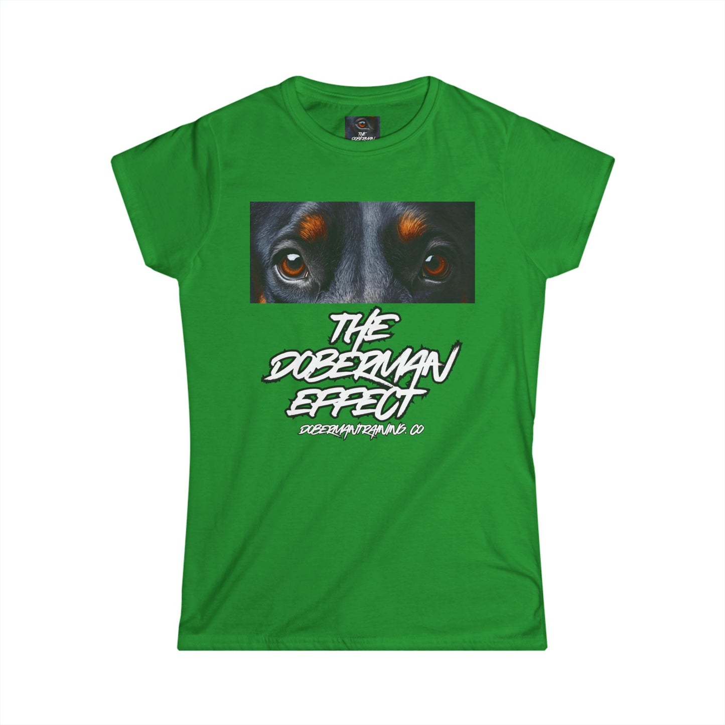 Doberman effect 2 Women's Softstyle Tee