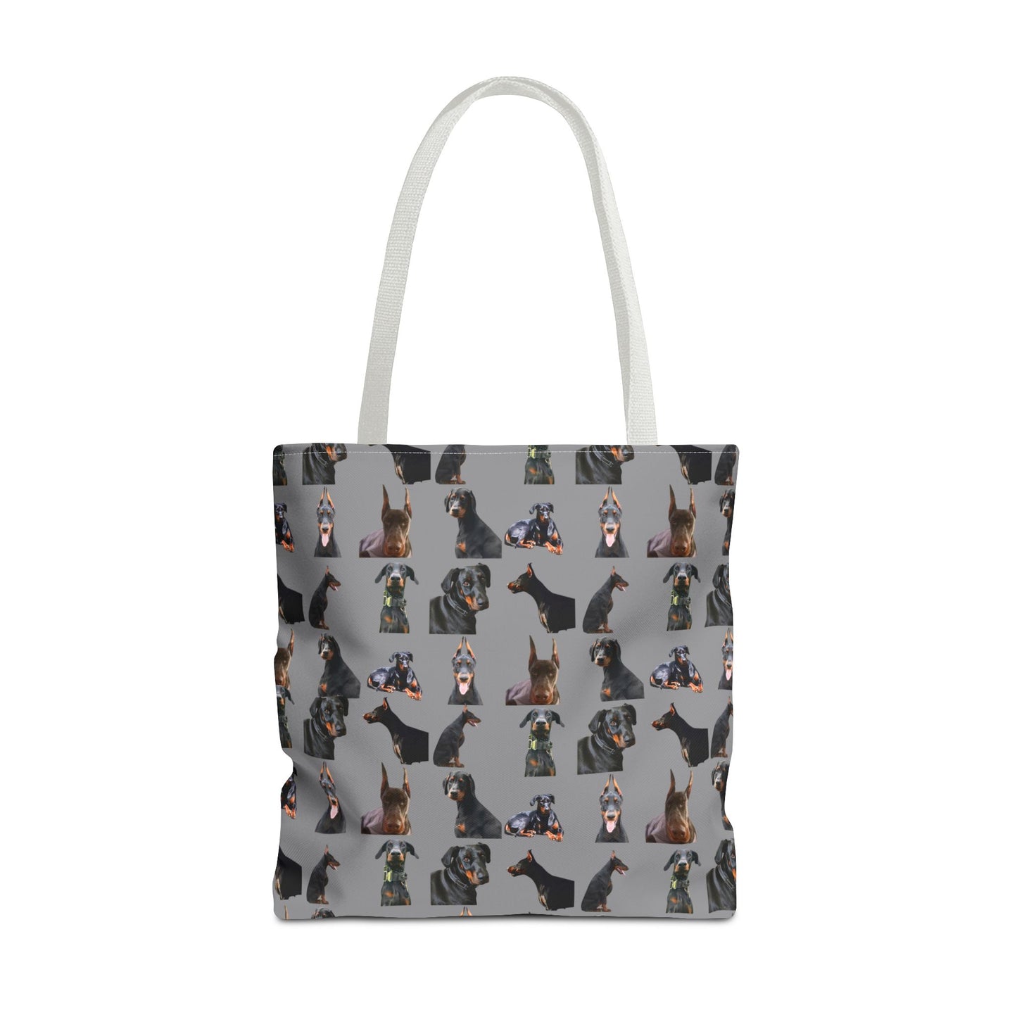 Edition 6 Doberman Model Pattern Gray Tote Bag