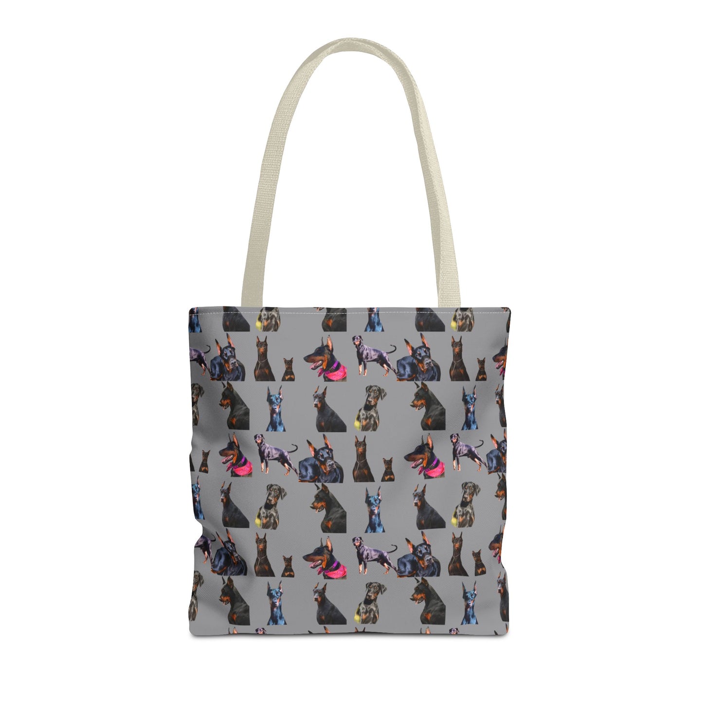 Edition 7 Doberman Model Pattern Gray Tote Bag
