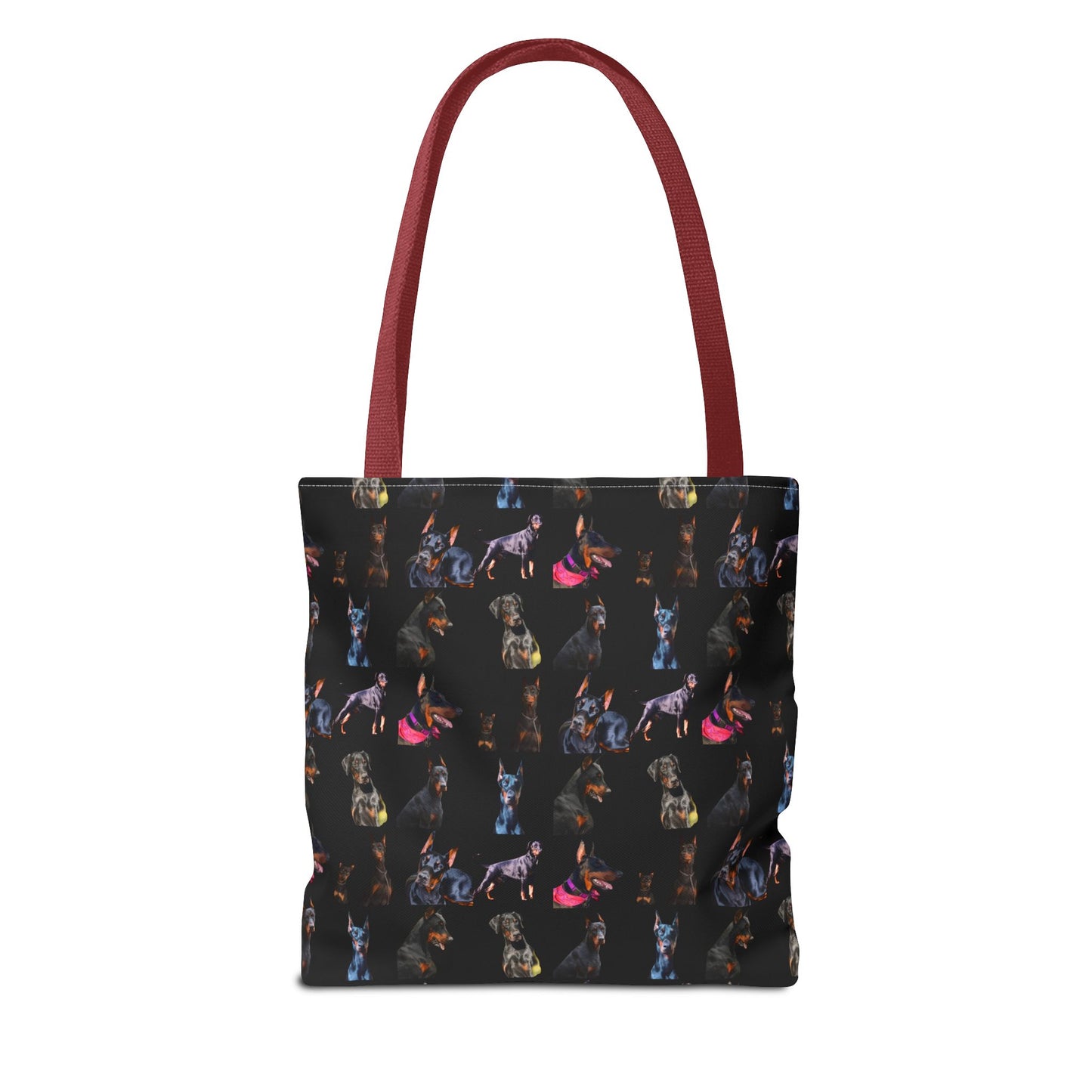 Edition 7 Doberman Model Pattern Black Tote Bag