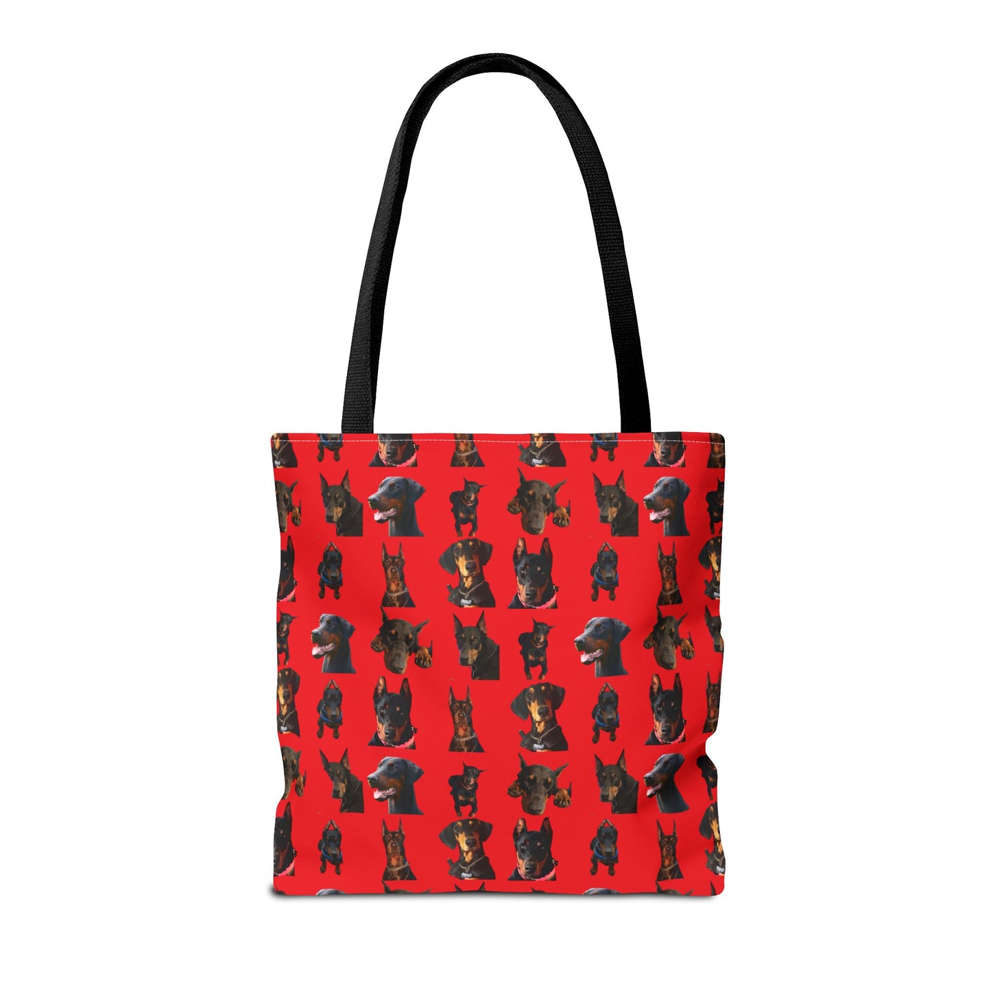 Edition 2 Doberman Model Pattern Red Tote Bag