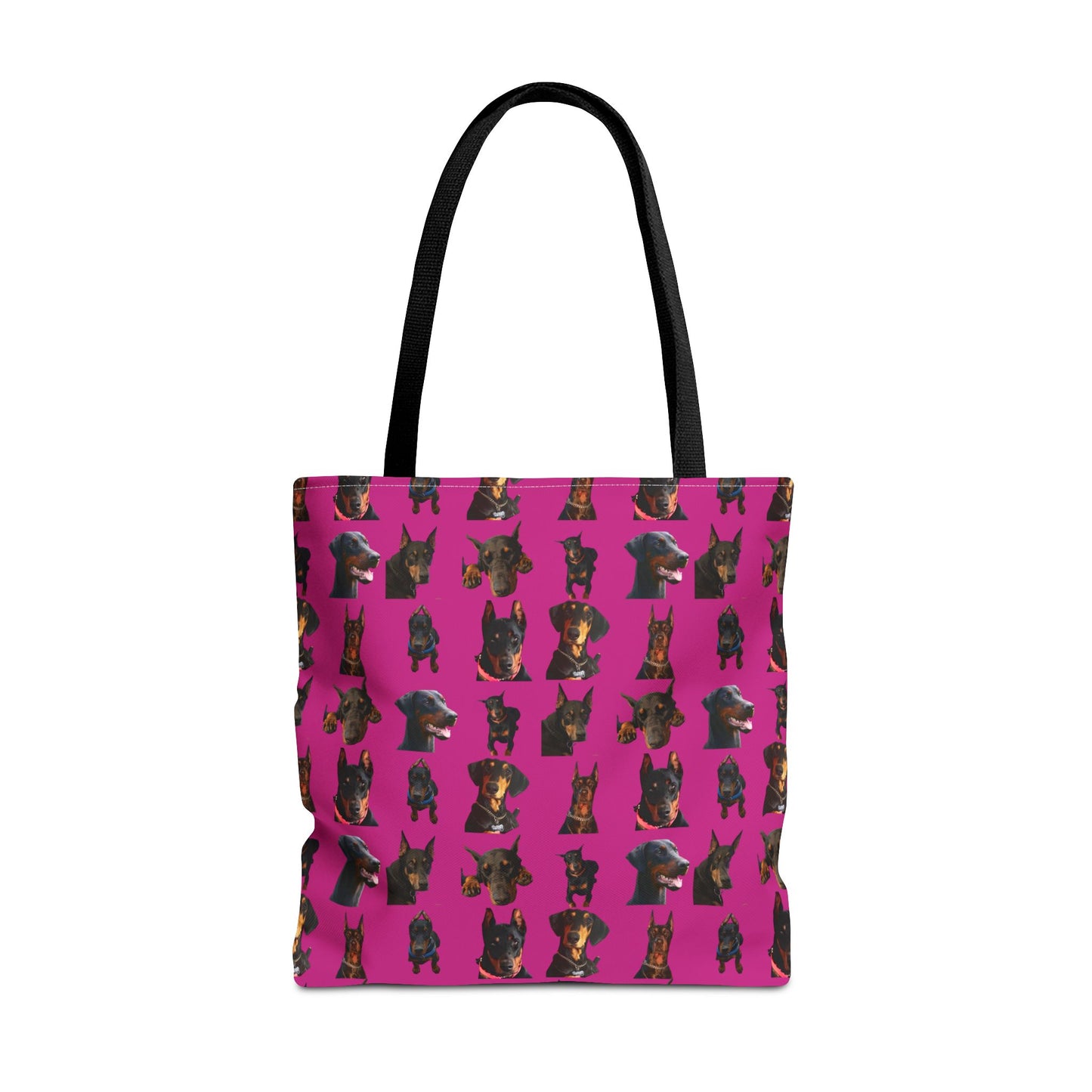 Edition 2 Doberman Model Pattern Miami Pink Tote Bag