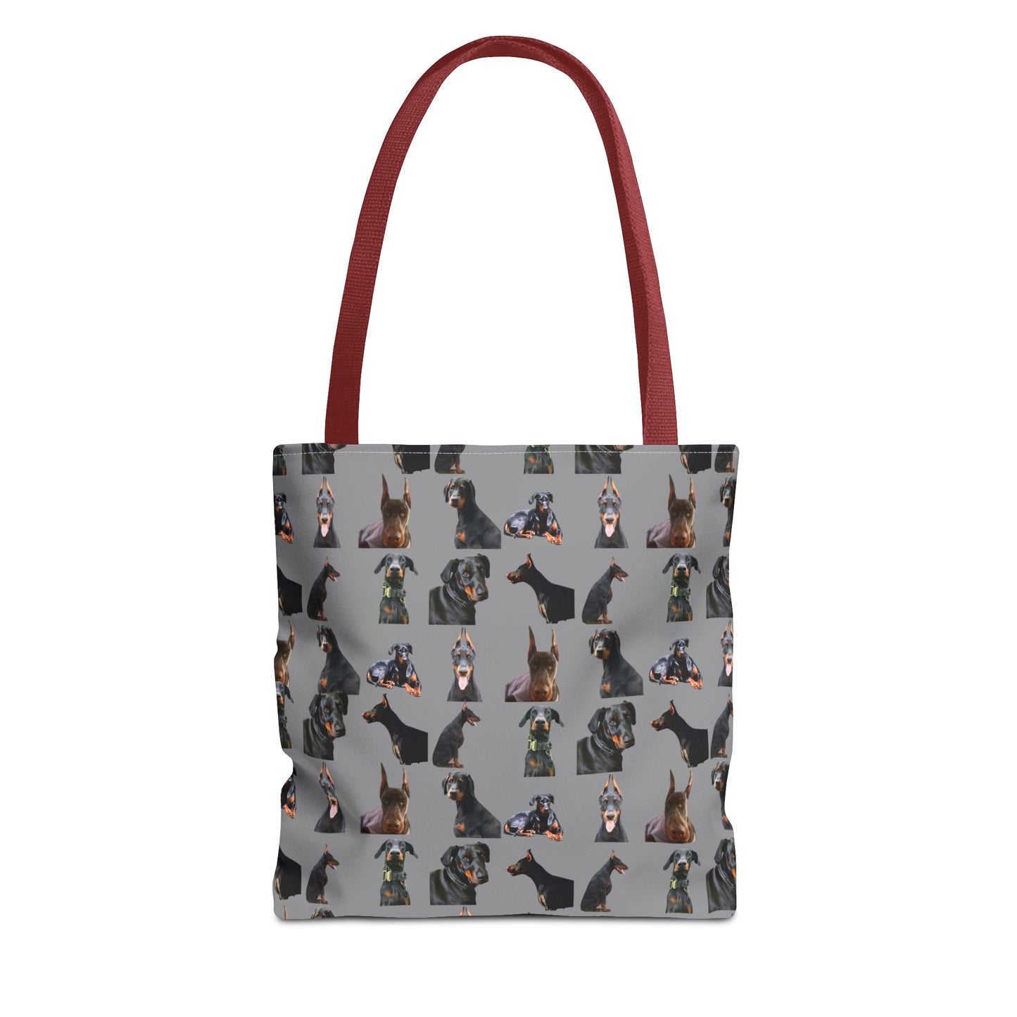 Edition 6 Doberman Model Pattern Gray Tote Bag