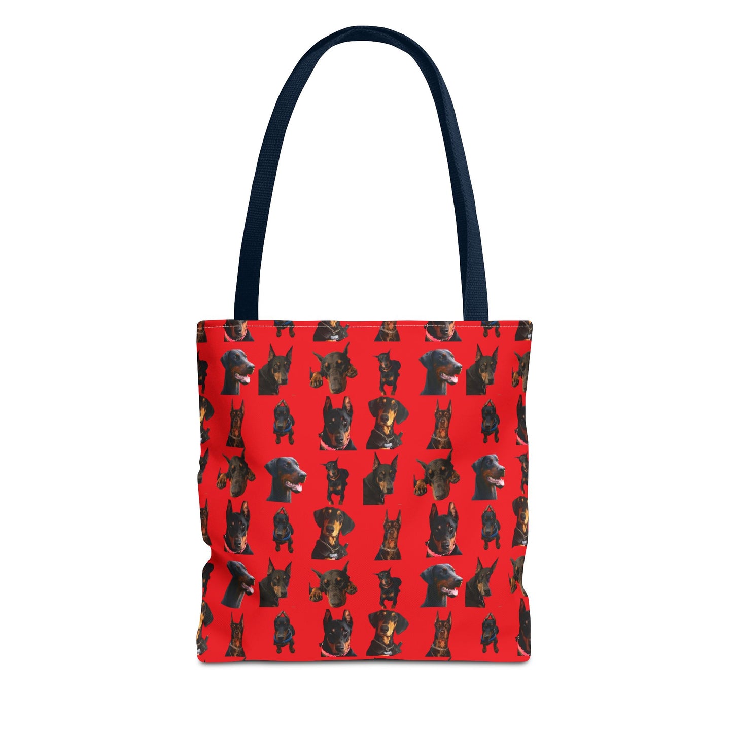 Edition 2 Doberman Model Pattern Red Tote Bag