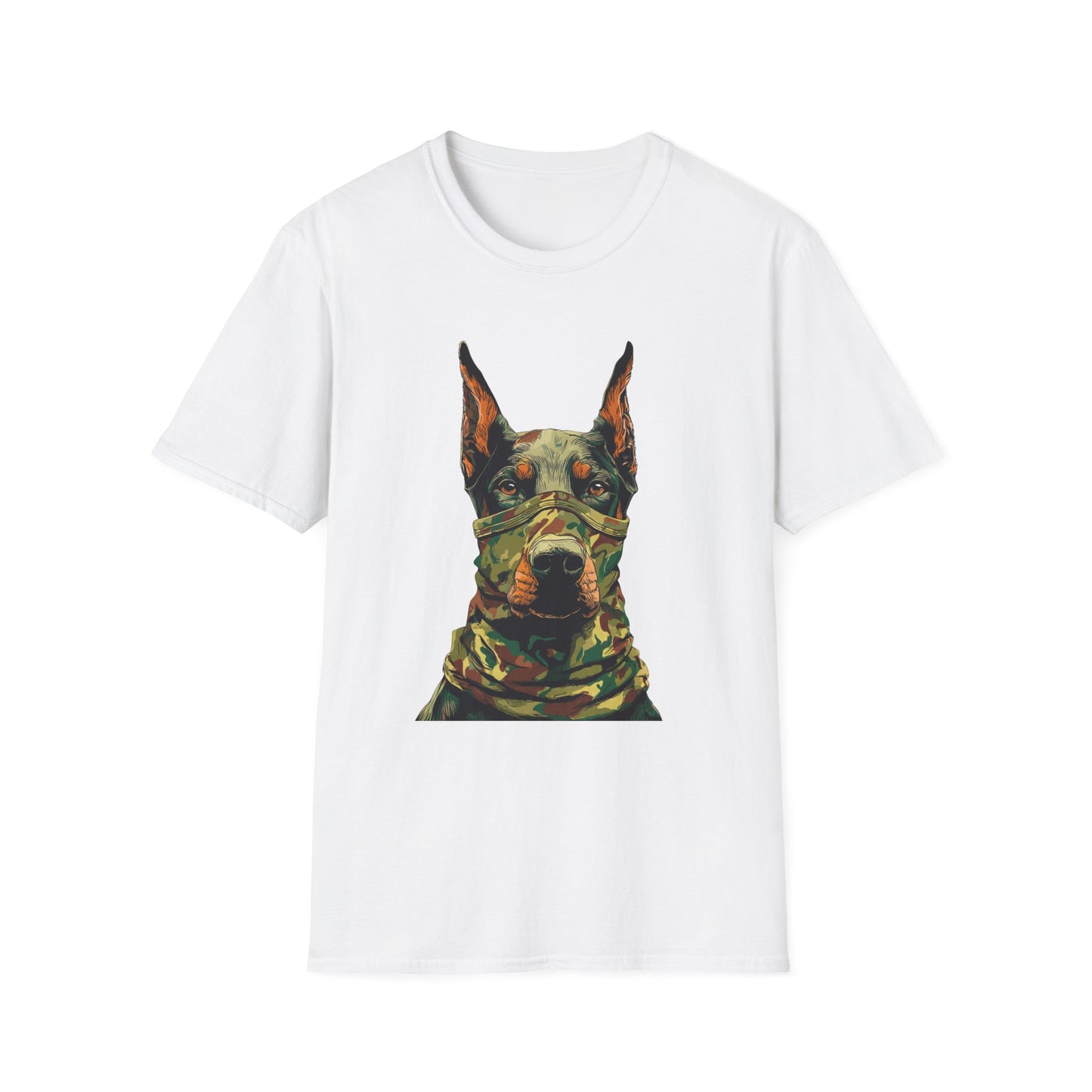 Doberman 4 Portrait T‑Shirt