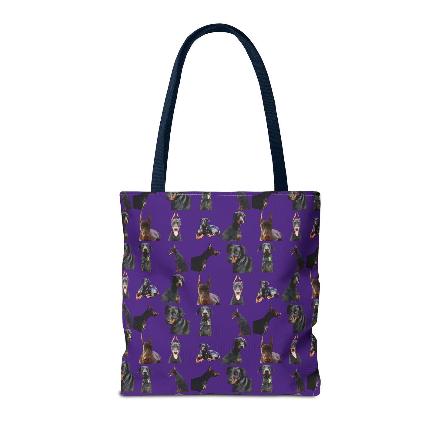 Edition 6 Doberman Model Pattern Purple Tote Bag