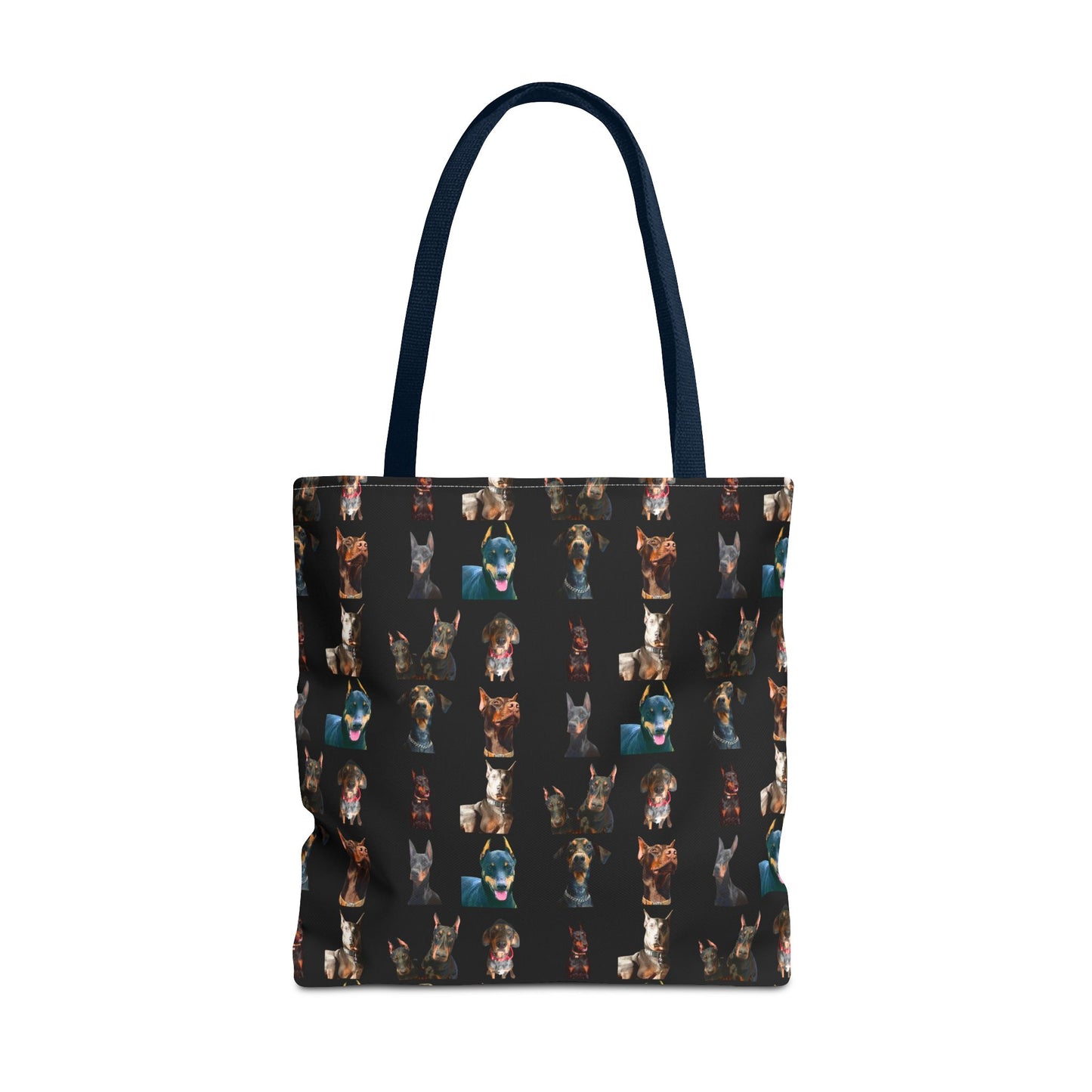 Edition 4 Doberman Model Pattern Black Tote Bag