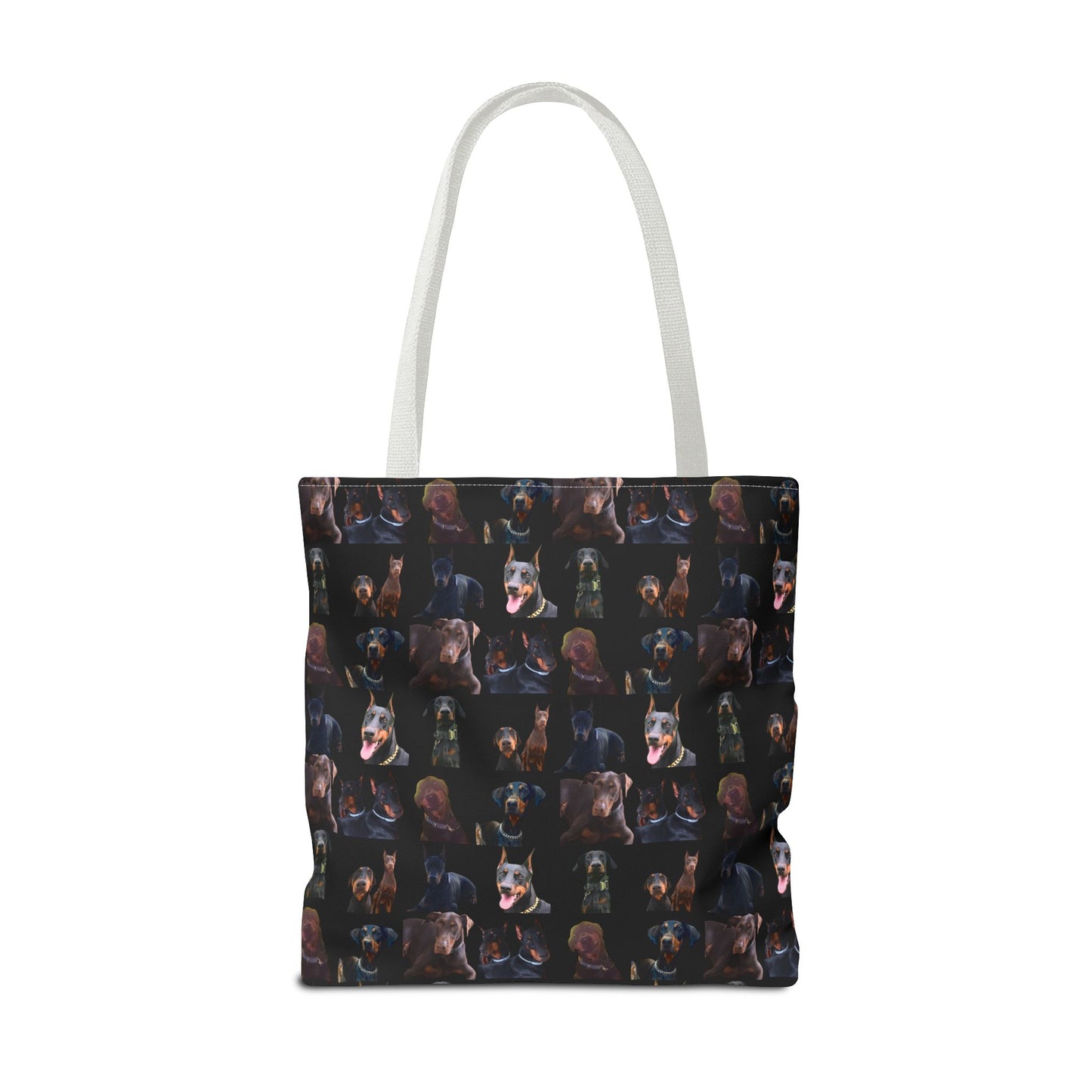 Edition 5 Doberman Model Pattern Black Tote Bag