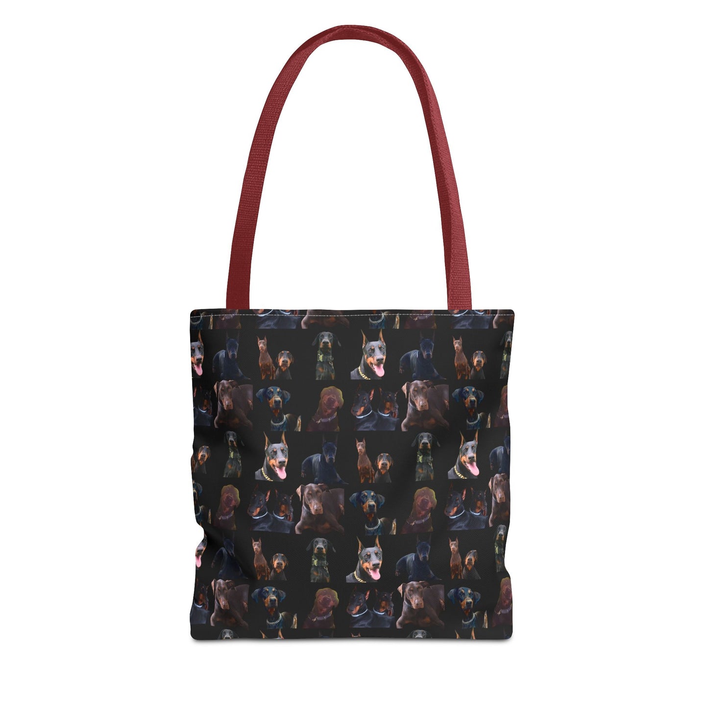Edition 5 Doberman Model Pattern Black Tote Bag