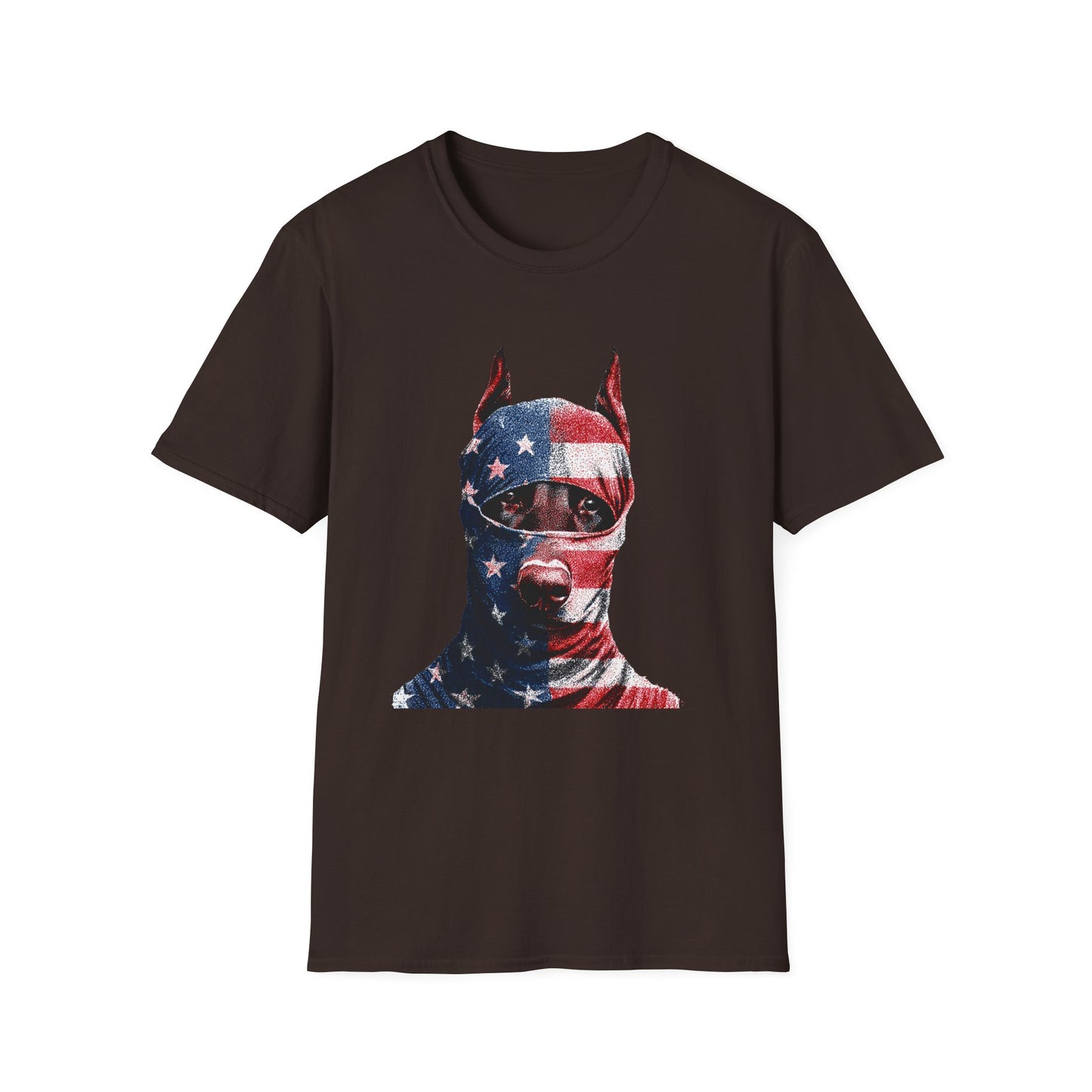 Doberman 2 Portrait T‑Shirt