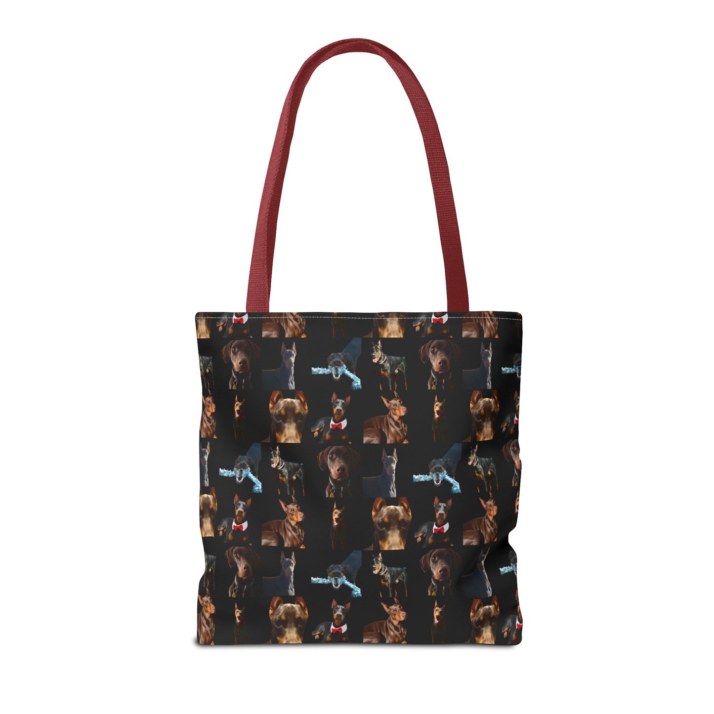 Edition 1 Doberman Model Pattern Black Tote Bag