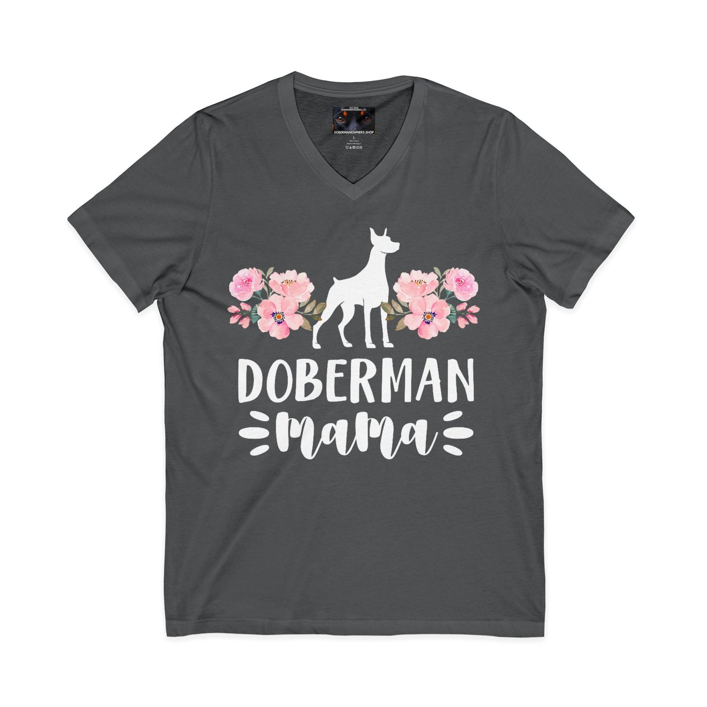 Mama 2 Private Label Unisex Jersey Short Sleeve V-Neck Tee