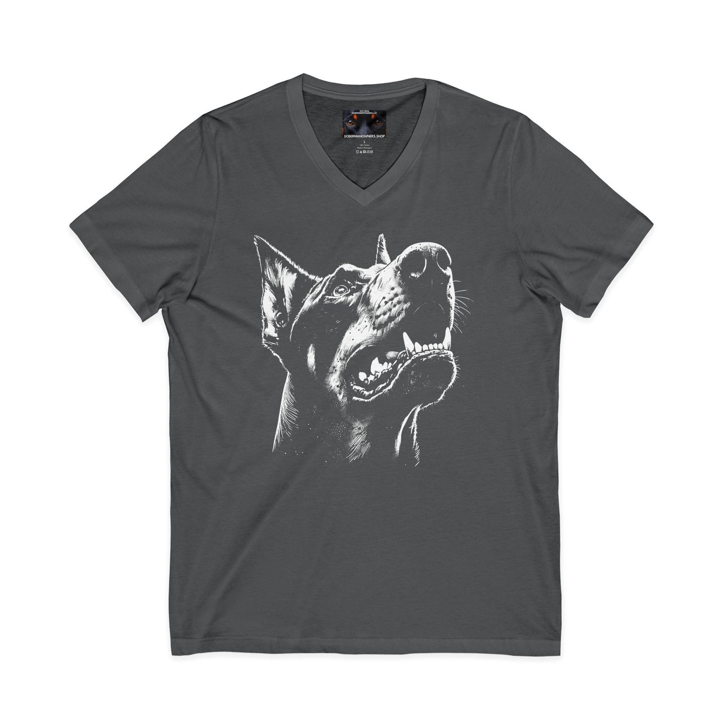 Protect 3 Private Label Unisex Jersey Short Sleeve V-Neck Tee