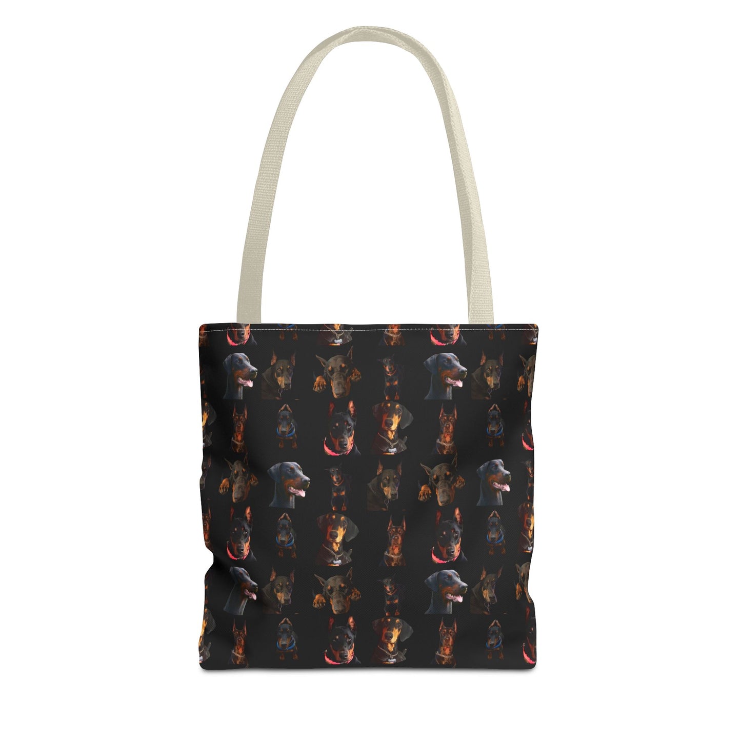 Edition 2 Doberman Model Pattern Black Tote Bag