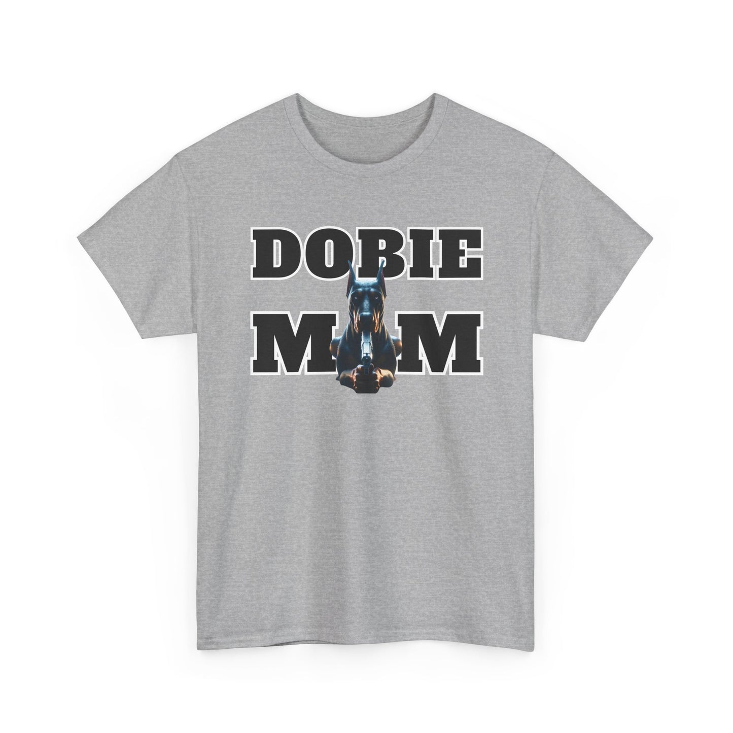 Dobie Mom 06 2025 Unisex Heavy Cotton Tee