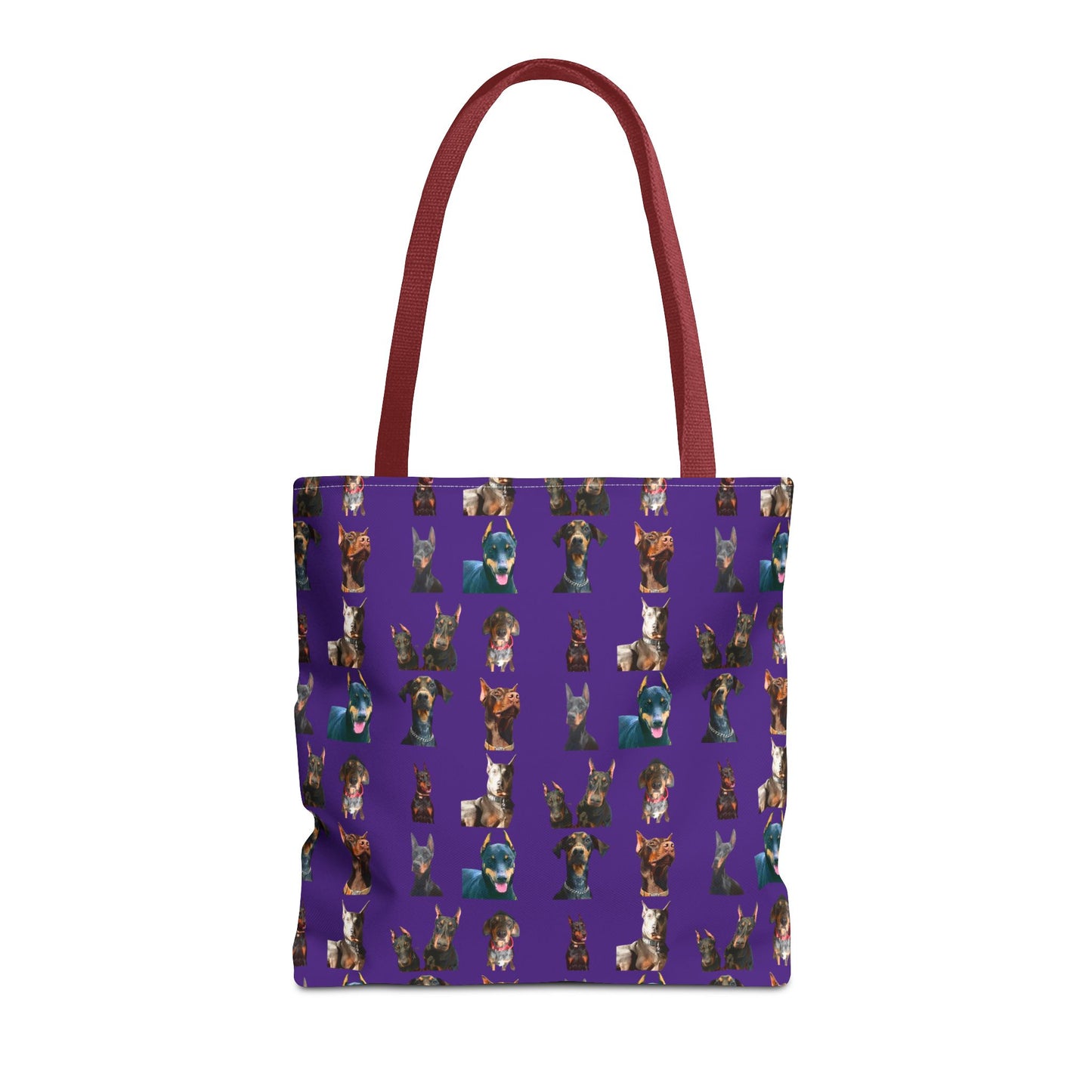 Edition 4 Doberman Model Pattern Purple Tote Bag