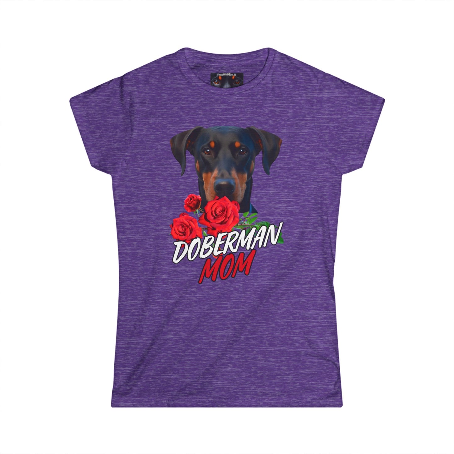 Dobie Mom 1 Women's Softstyle Tee