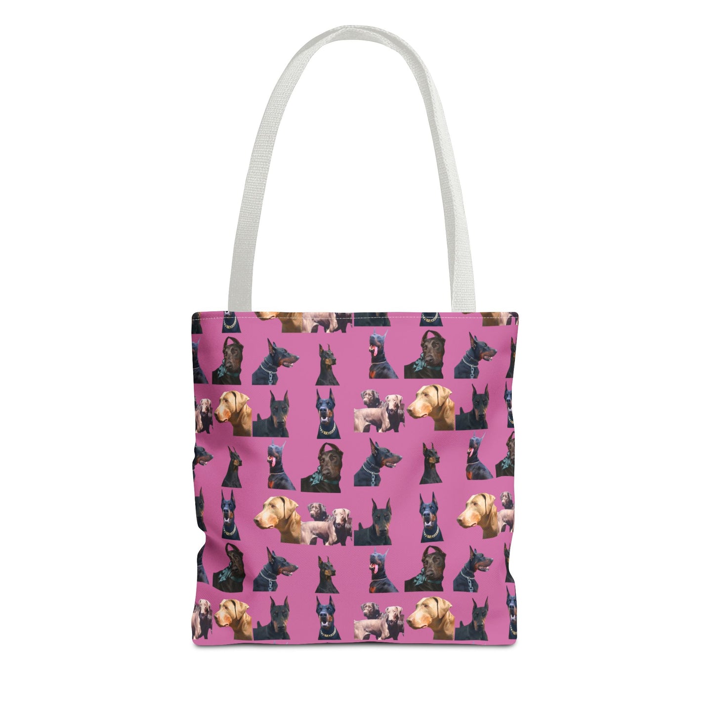 Edition 8 Doberman Model Pattern Light Pink Tote Bag