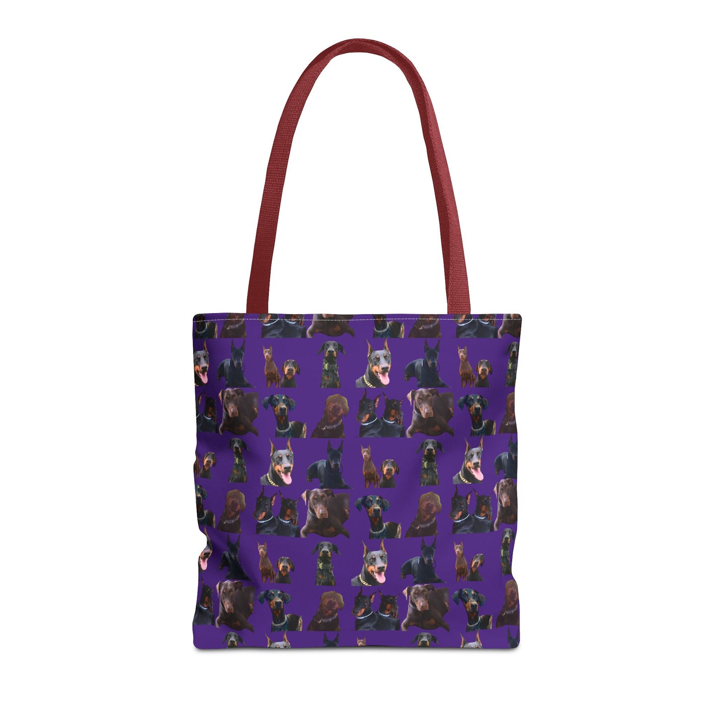 Edition 5 Doberman Model Pattern Purple Tote Bag
