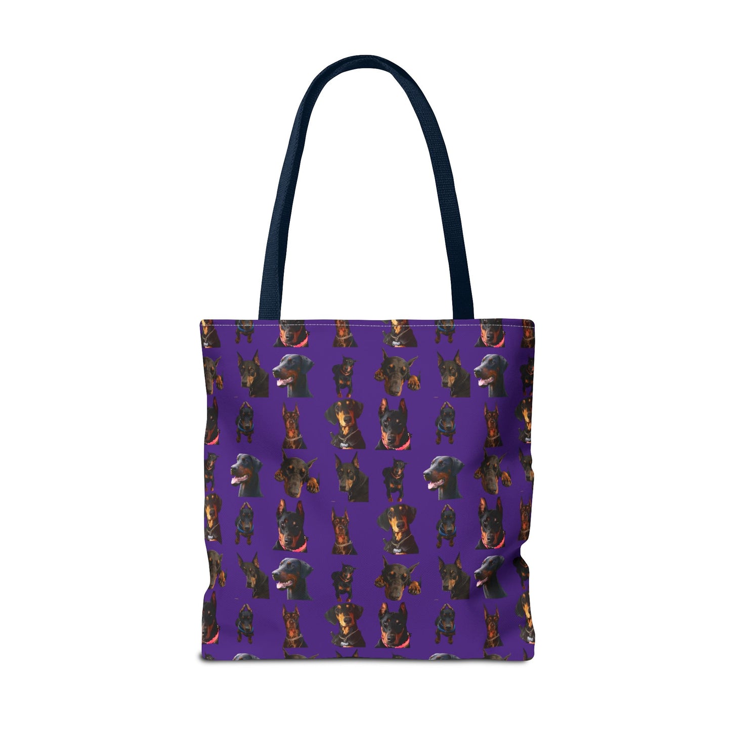 Edition 2 Doberman Model Pattern Purple Tote Bag