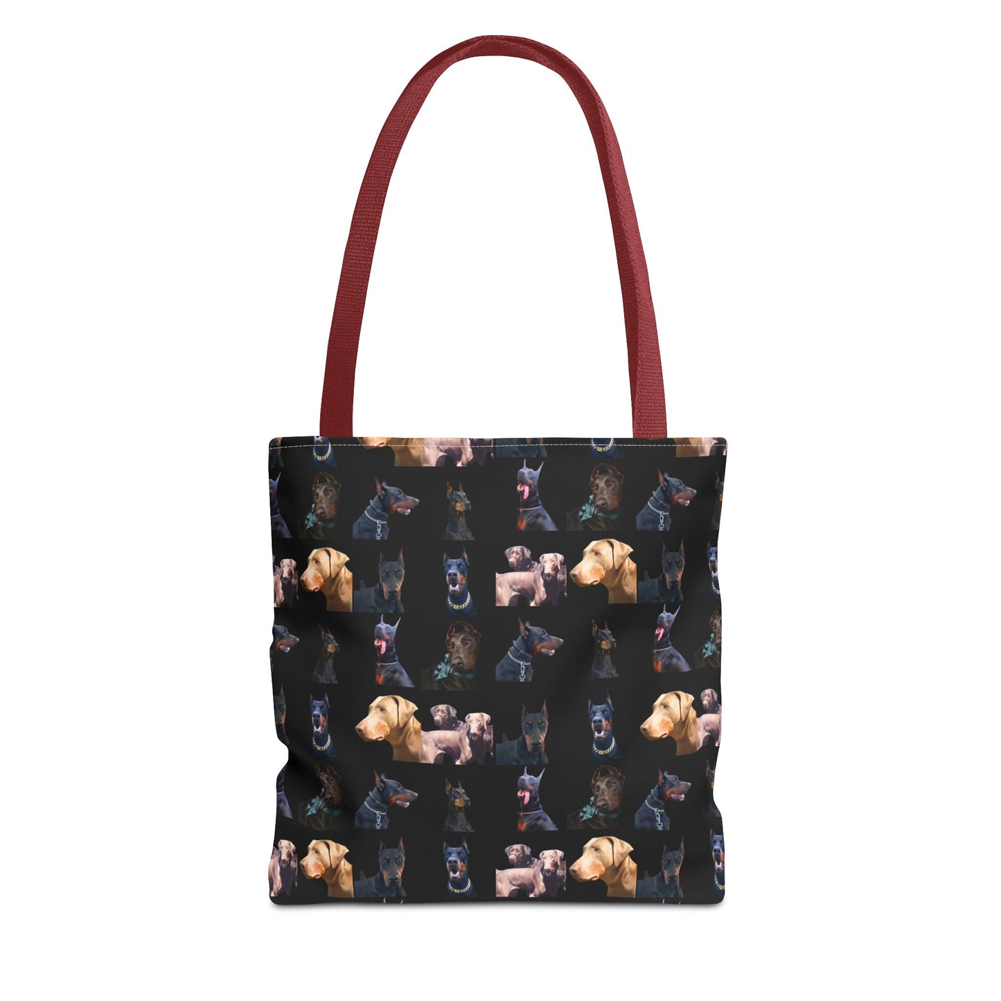 Edition 8 Doberman Model Pattern Black Tote Bag