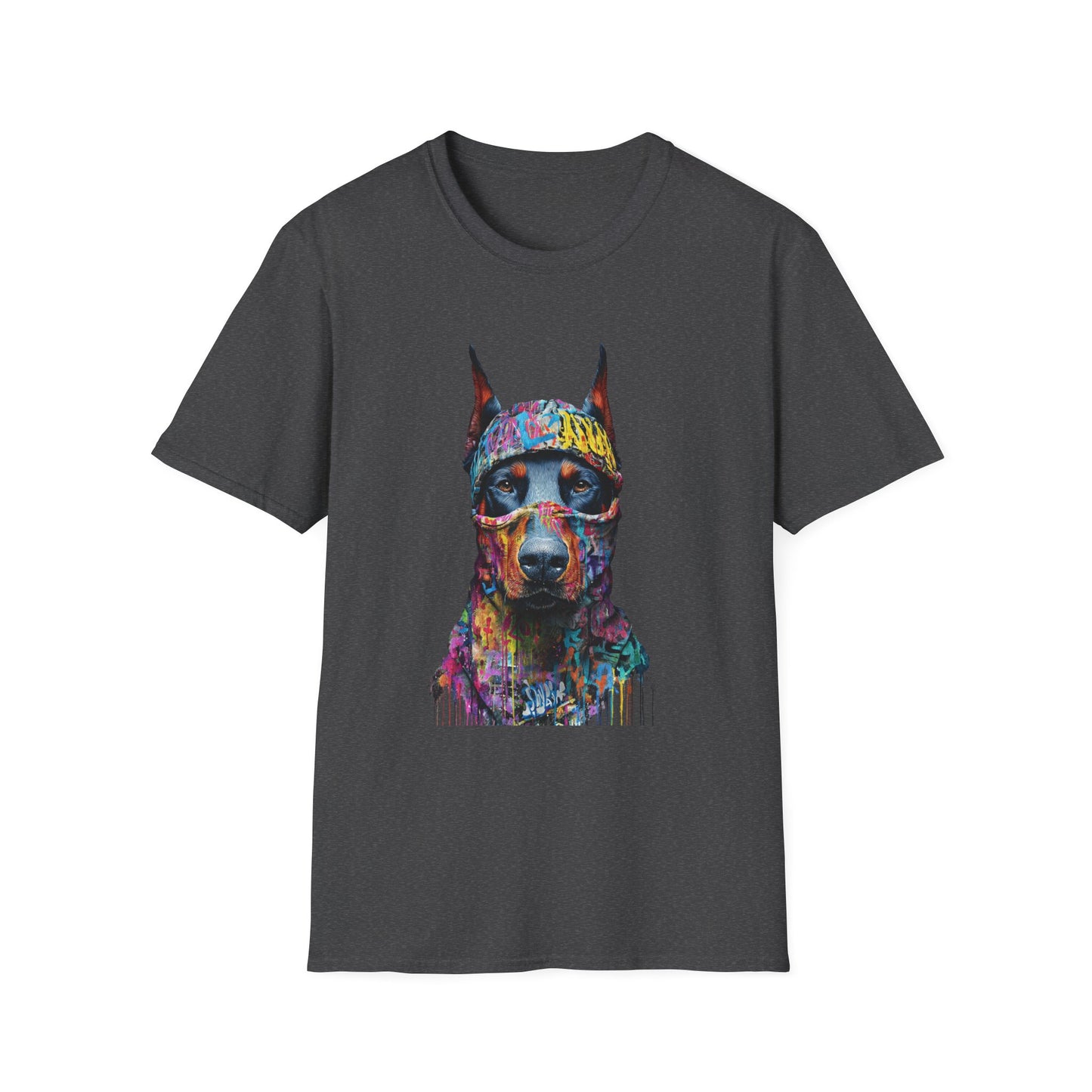 Doberman 5 Portrait T‑Shirt