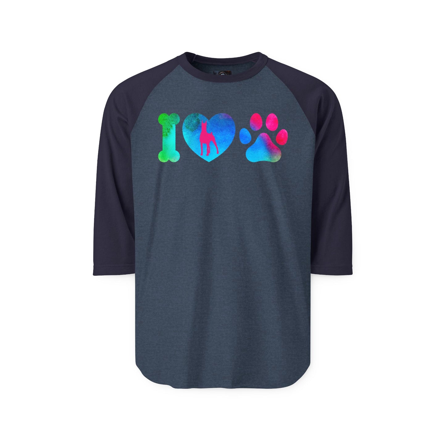 Love 1.1 Unisex Three-Quarter Sleeve Raglan Shirt