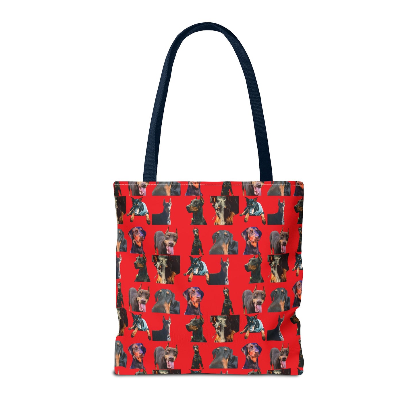 Edition 3 Doberman Model Pattern Red Tote Bag