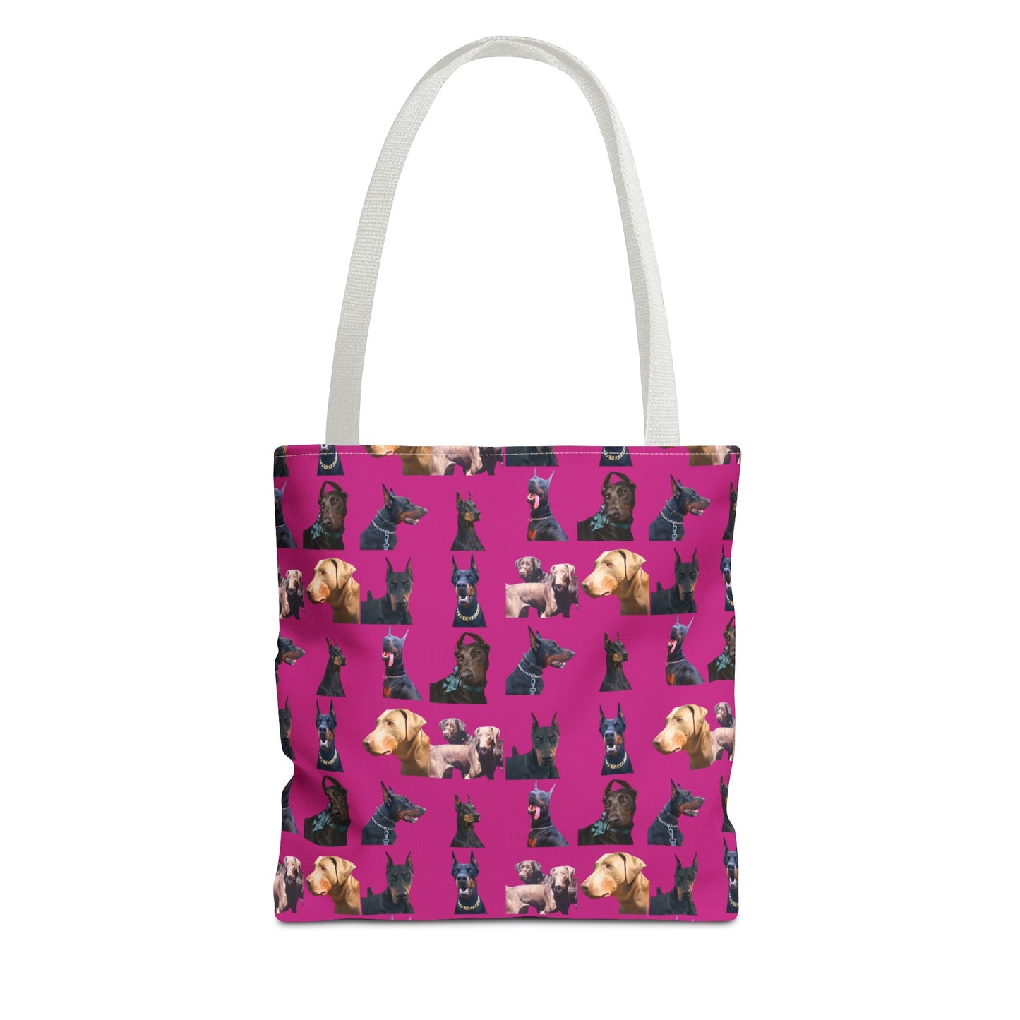 Edition 8 Doberman Model Pattern Pink Tote Bag