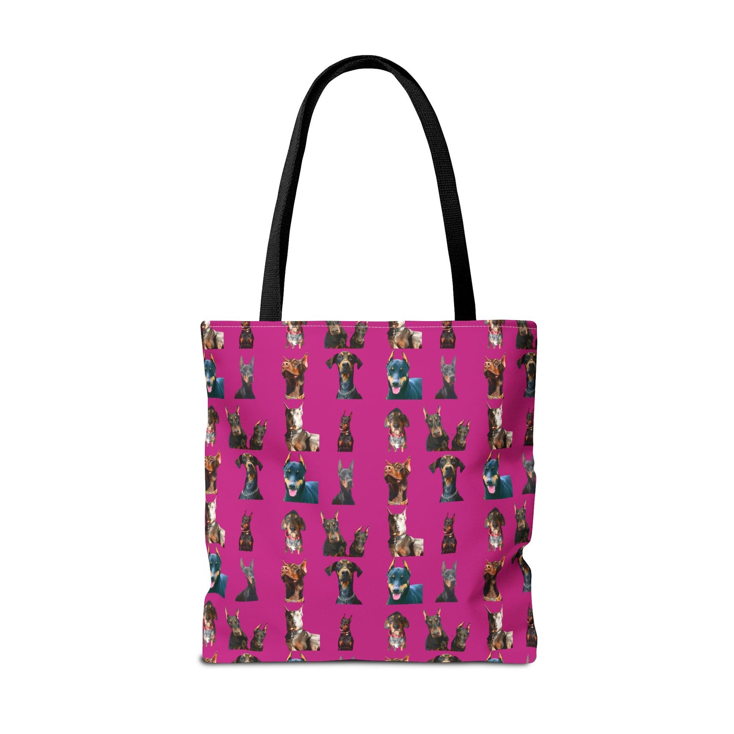 Edition 4 Doberman Model Pattern Pink Tote Bag