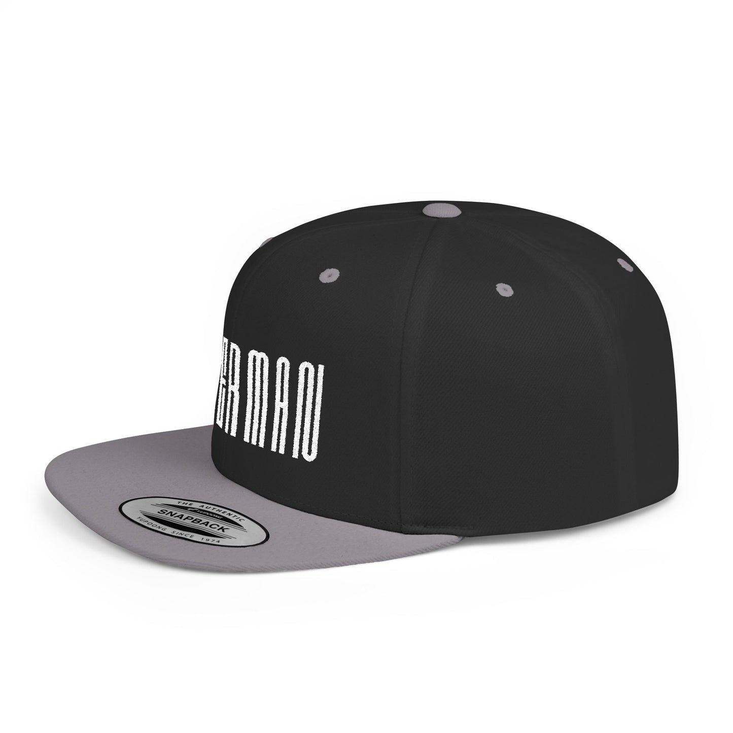 Doberman 1 Embroidered Flat Bill Snapback