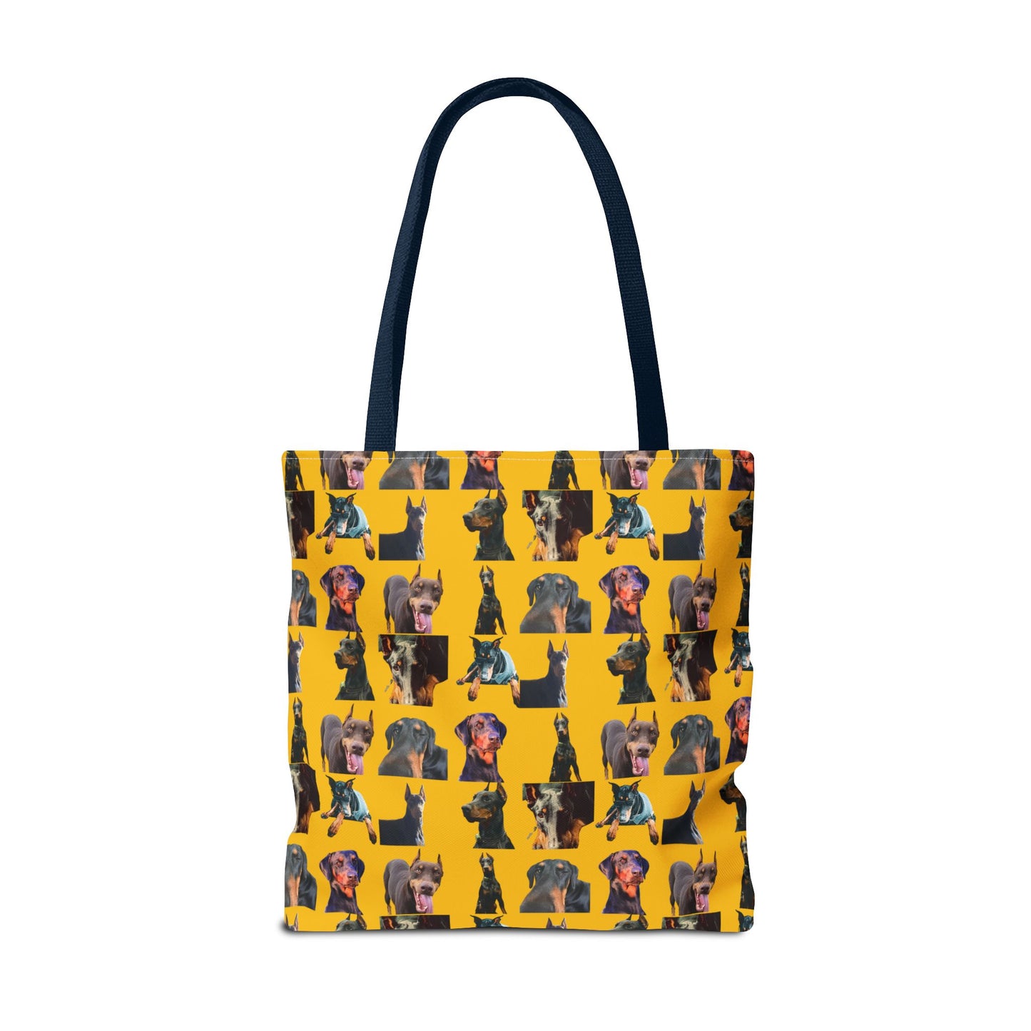 Edition 3 Doberman Model Pattern Yellow Tote Bag