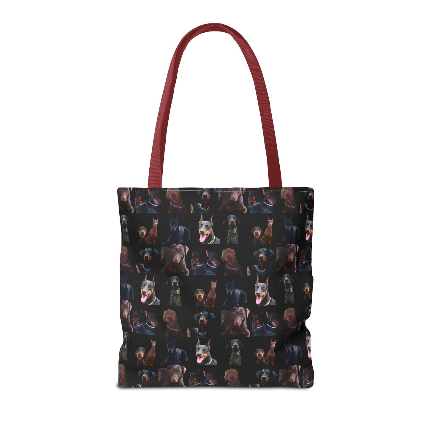 Edition 5 Doberman Model Pattern Black Tote Bag