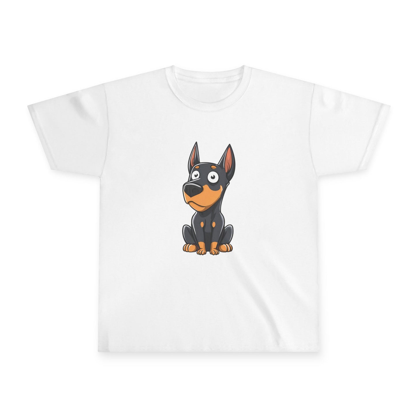Kids Tee — Cute Doberman Puppy 2 Graphic