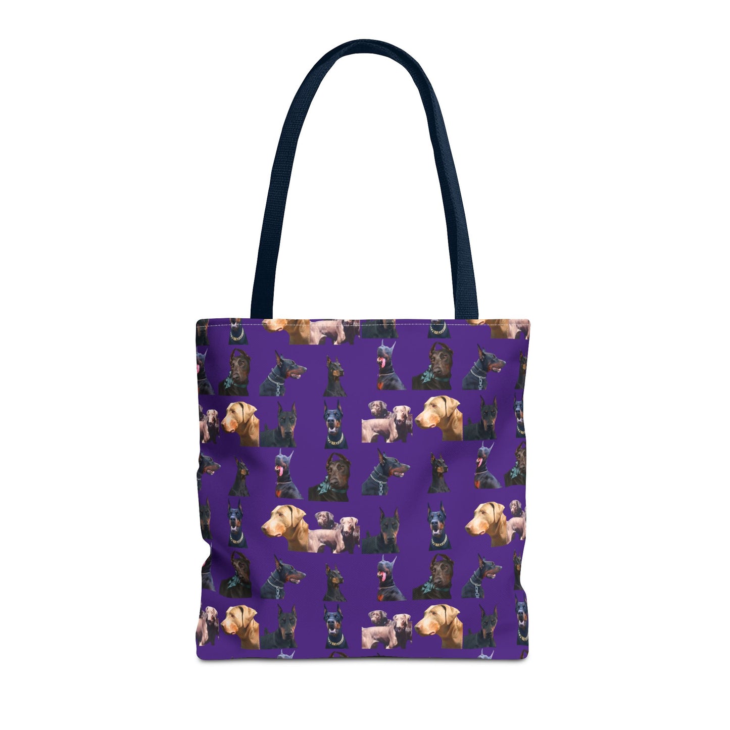 Edition 8 Doberman Model Pattern Purple Tote Bag